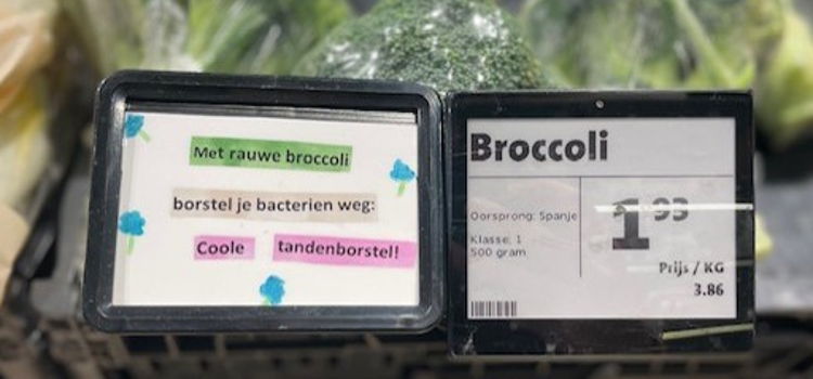 Supermarkt implementeert ideeen van kinderen