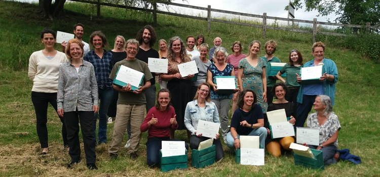 groepsfoto van moestuincoaches