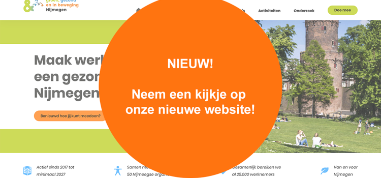 Nieuwe website versterkt de beweging