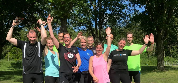 hardloopgroep buiten