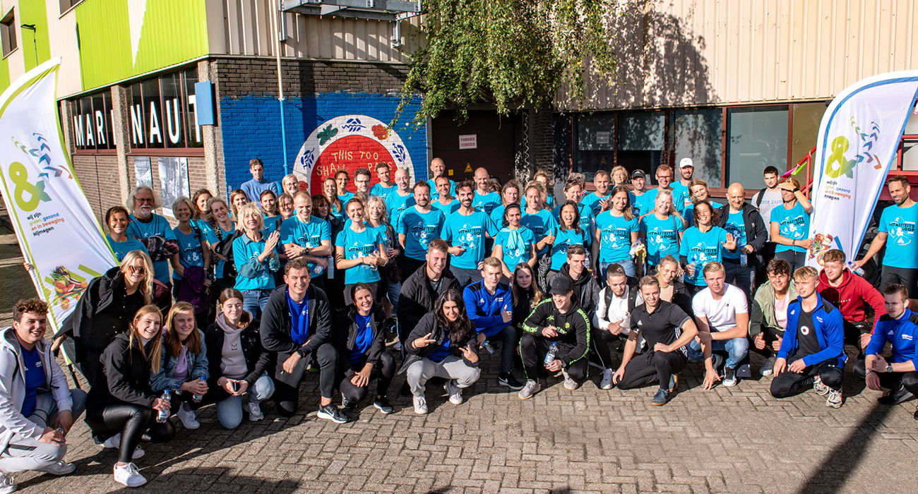Groeps foto vitaliteitsloop
