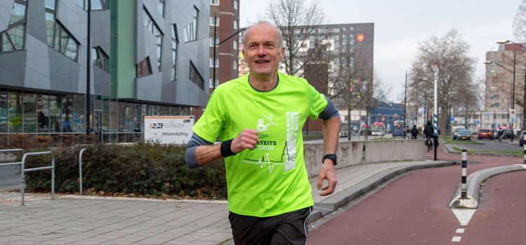 bert cleij aan het hardlopen