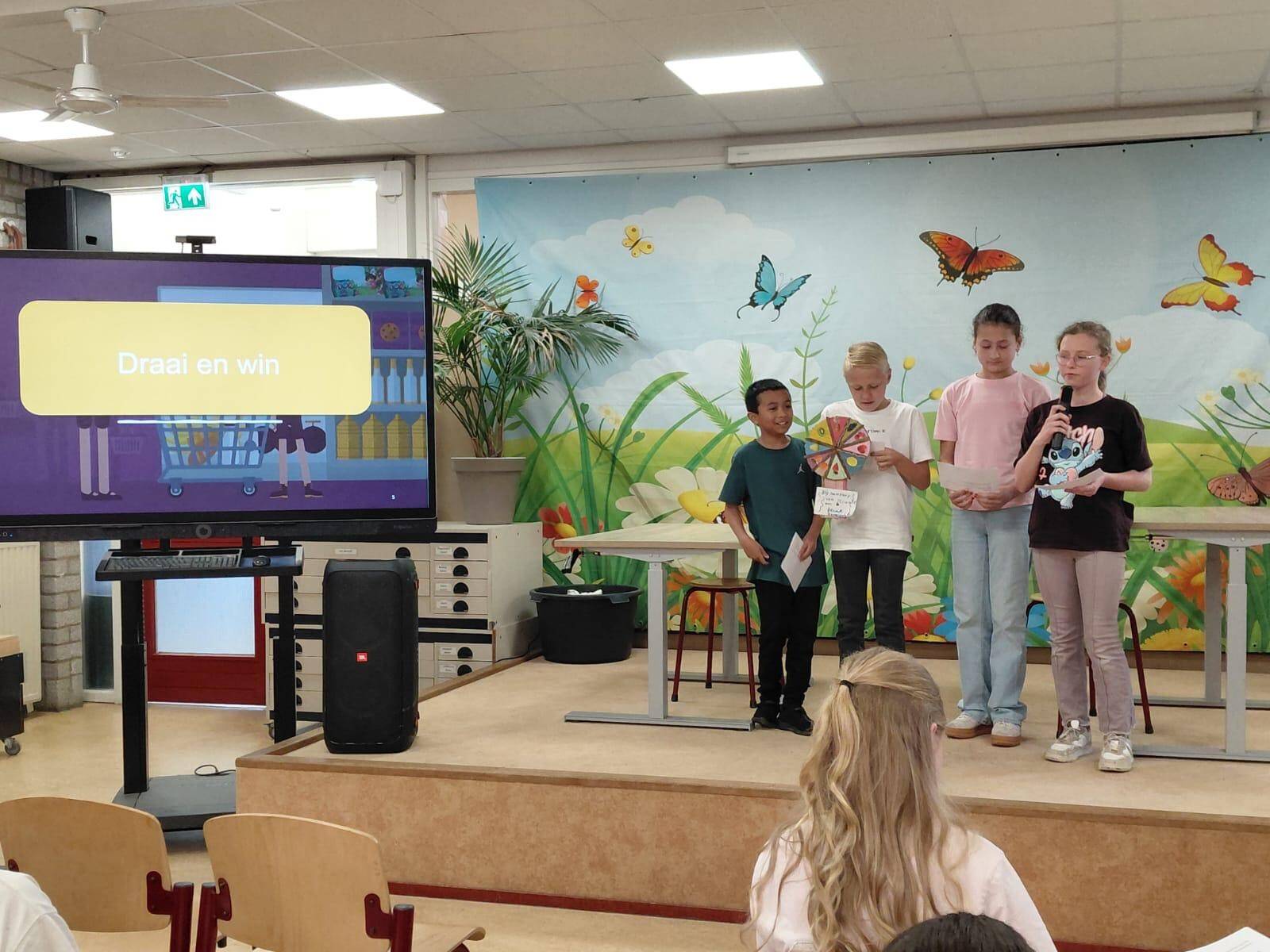 Kinderen presenteren hun idee