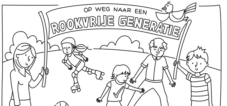 kleurplaat rookvrij
