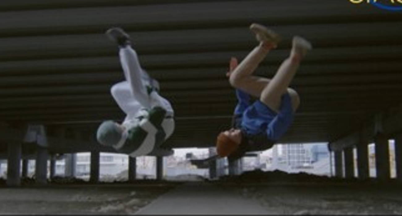 Stunt- en dansshow voor jongeren