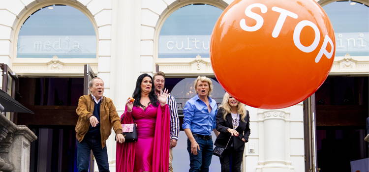 campagne foto stoptober met ballon