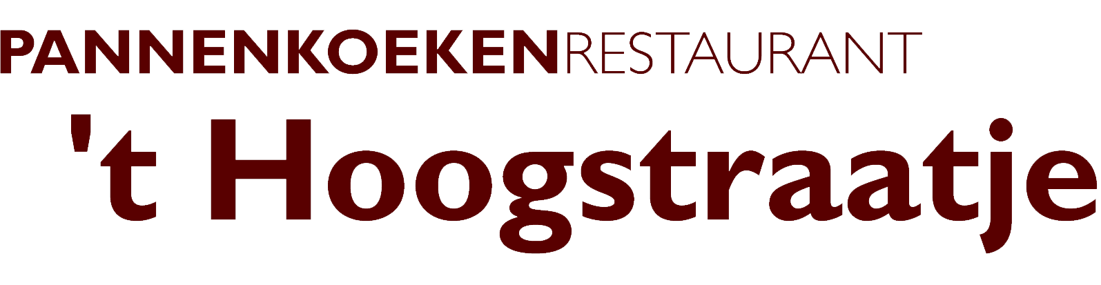 Pannenkoekenrestaurant 't Hoogstraatje