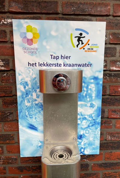 het watertappunt bij de Zonnewende